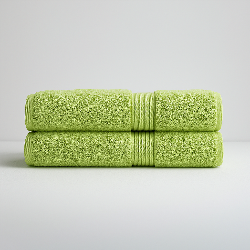 Egyptian Cotton Bath Towels - Stay Soft Forever (2pcs, 59x28in)