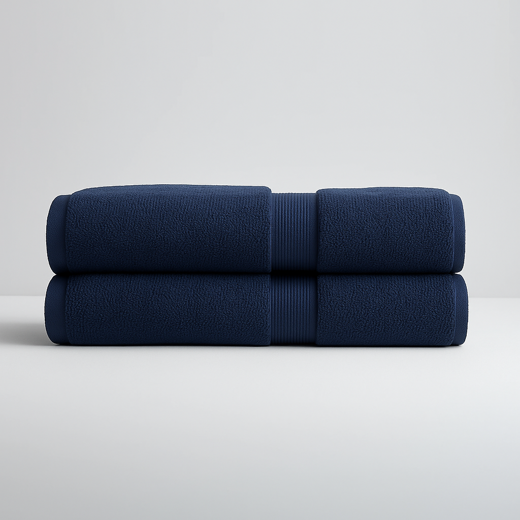 Egyptian Cotton Hand Towels - Premium Hotel-Grade (2pcs, 28x16in)