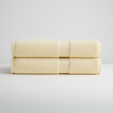 Egyptian Cotton Bath Towels - Stay Soft Forever (2pcs, 59x28in)