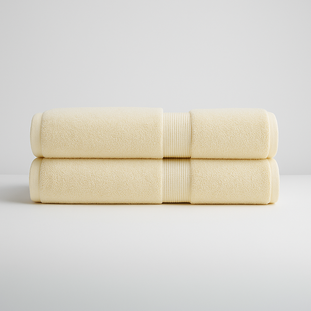 Egyptian Cotton Hand Towels - Premium Hotel-Grade (2pcs, 28x16in)