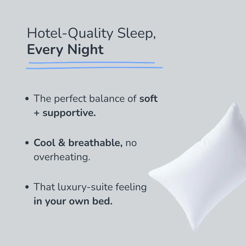5-Star Hotel Pillow – Luxury Sleep Comfort