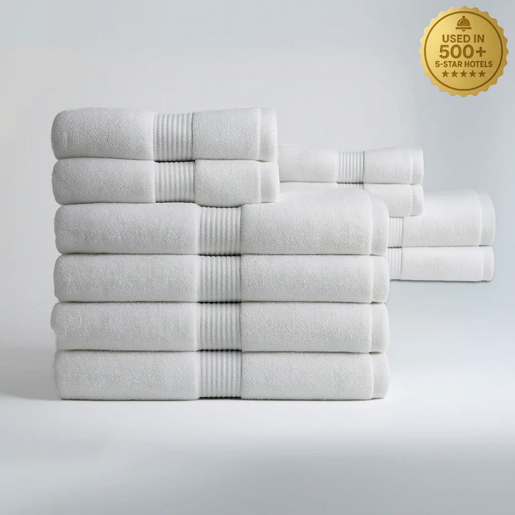 Egyptian Cotton Spa Collection - Luxury Hotel Towels (10pcs)
