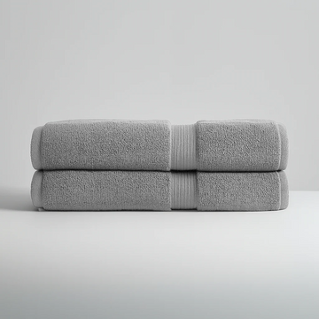 Egyptian Cotton Bath Towels - Stay Soft Forever (2pcs, 59x28in)