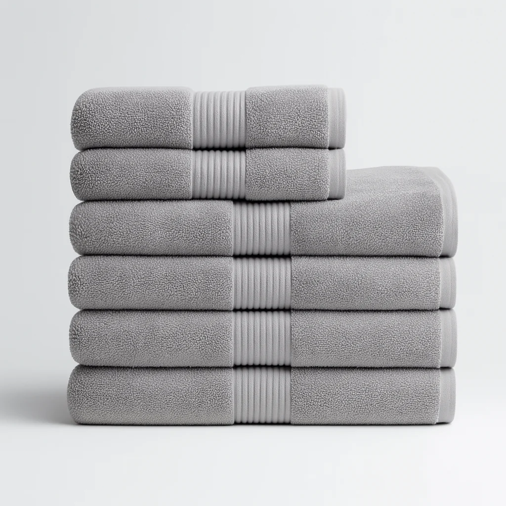 Egyptian Cotton Luxury Bath Set - Hotel Spa Quality (6pcs)