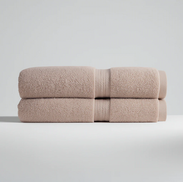Egyptian Cotton Bath Towels - Stay Soft Forever (2pcs, 59x28in)