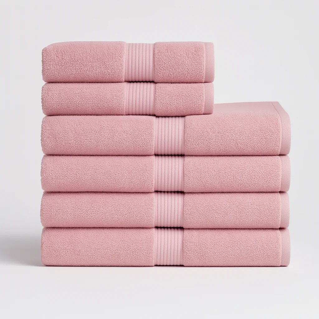 Egyptian Cotton Luxury Bath Set - Hotel Spa Quality (6pcs)